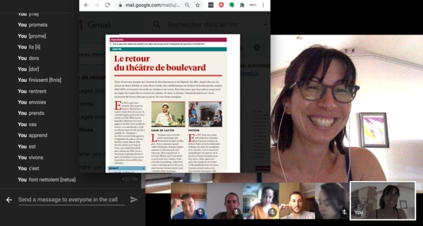cursos en directe - Cursos de Francès Online amb l'Audrey Lingua Ya